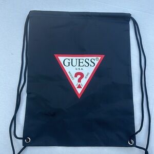 New GUESS Drawstring Gym Travel Bag